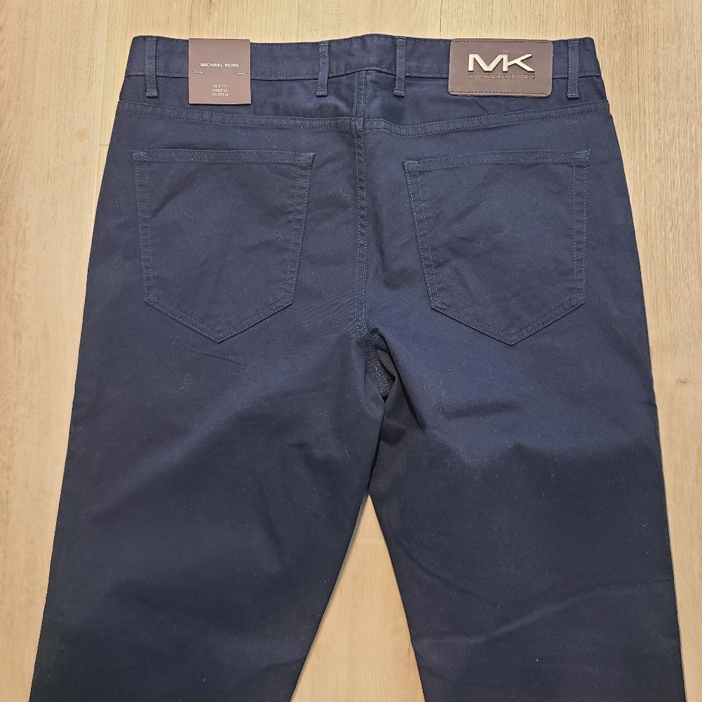 MK Navy Chino Jean Style Pants NEW